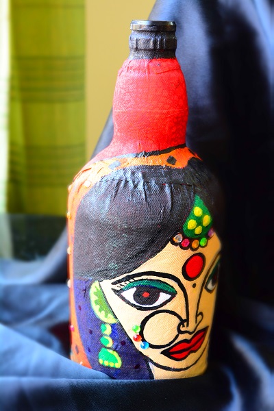 Bindi Girl Bottle Art